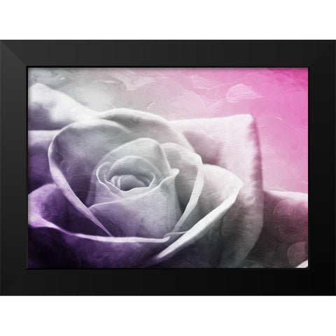 And Look At That Rose Black Modern Wood Framed Art Print by Villa, Mlli