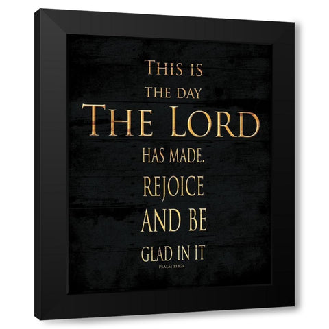The Lord Black Modern Wood Framed Art Print with Double Matting by Villa, Mlli
