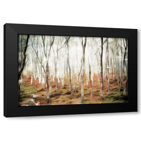Lots A Trees Black Modern Wood Framed Art Print by Villa, Mlli