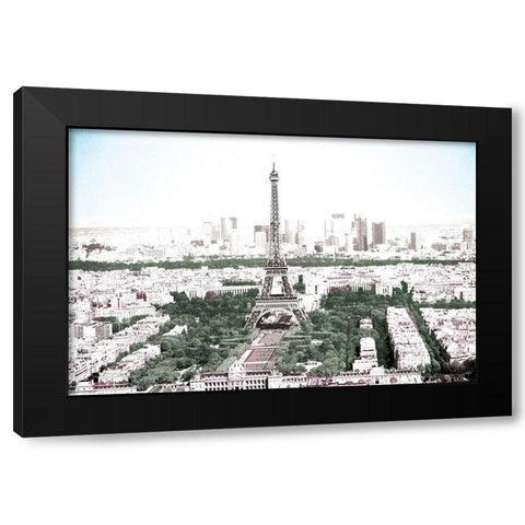 Soft Paris Black Modern Wood Framed Art Print by Villa, Mlli