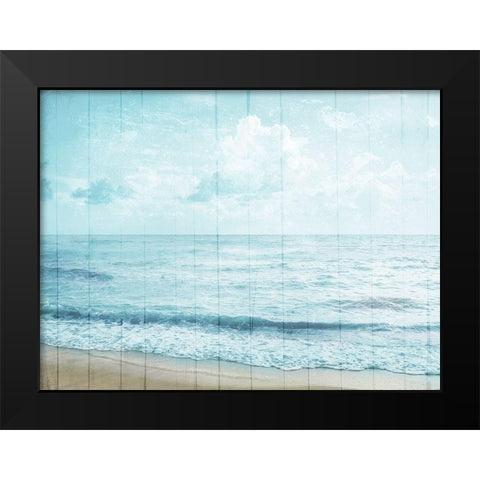 Enjoy The View Black Modern Wood Framed Art Print by Villa, Mlli