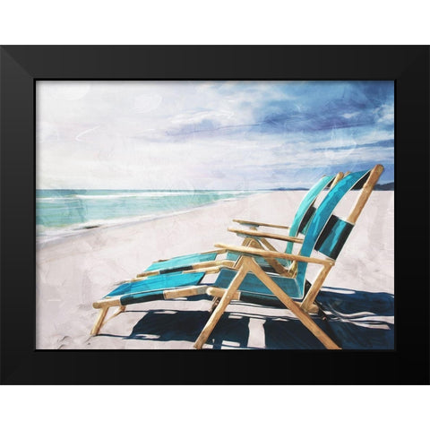 Enjoy The Feeling Black Modern Wood Framed Art Print by Villa, Mlli