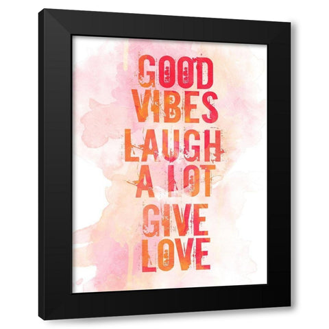 Good Black Modern Wood Framed Art Print by Villa, Mlli