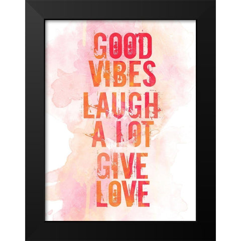 Good Black Modern Wood Framed Art Print by Villa, Mlli