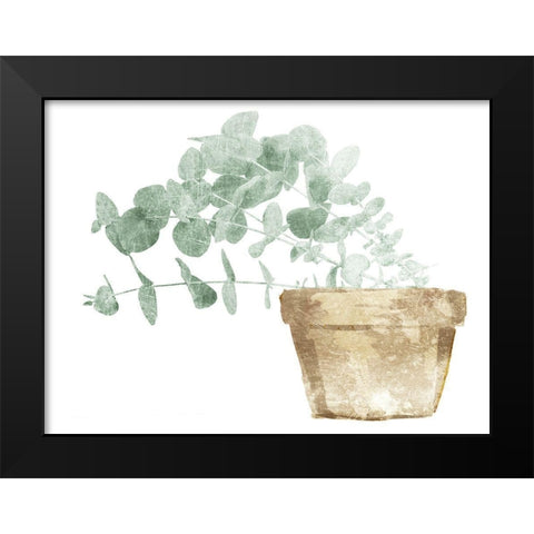 Eucalyptus Planted Mate Black Modern Wood Framed Art Print by Villa, Mlli