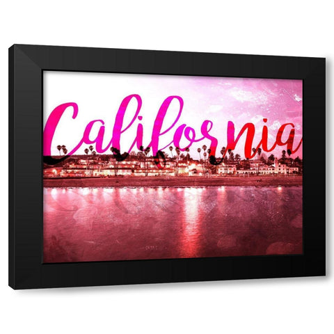 California Black Modern Wood Framed Art Print with Double Matting by Villa, Mlli