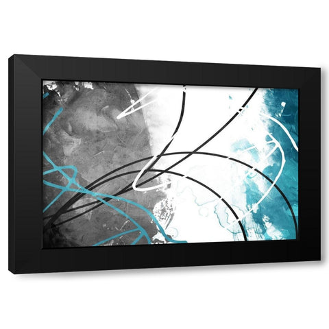 Find The Way Black Modern Wood Framed Art Print by Villa, Mlli