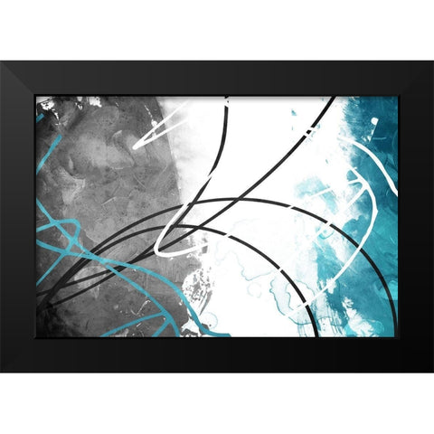 Find The Way Black Modern Wood Framed Art Print by Villa, Mlli
