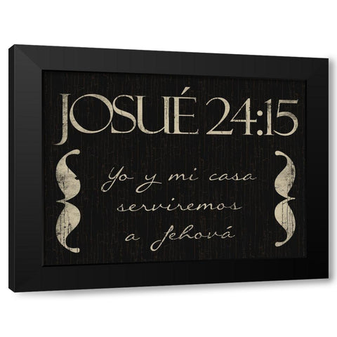 Josue Yo Black Modern Wood Framed Art Print with Double Matting by Villa, Mlli