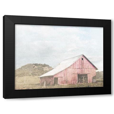 Bigger Barn In The Farm Black Modern Wood Framed Art Print with Double Matting by Villa, Mlli