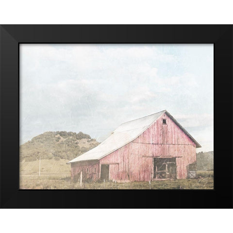 Bigger Barn In The Farm Black Modern Wood Framed Art Print by Villa, Mlli