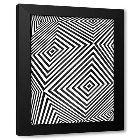 Your Path Black Modern Wood Framed Art Print with Double Matting by Villa, Milli