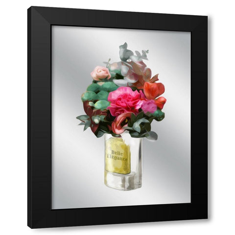 Belle Elegance Black Modern Wood Framed Art Print with Double Matting by Villa, Mlli