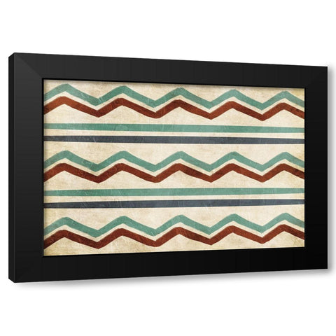 Lets Go Black Modern Wood Framed Art Print by Villa, Mlli