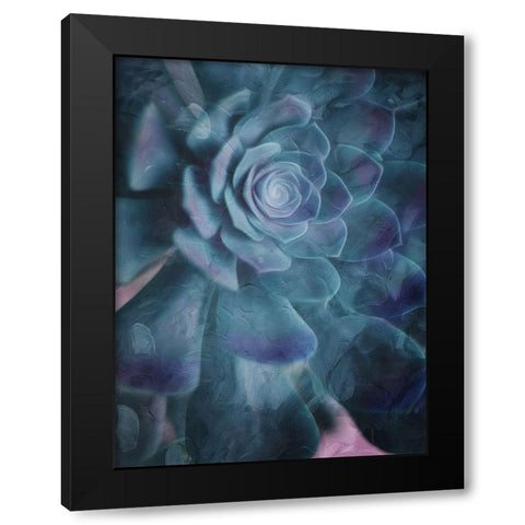 Grow Up Black Modern Wood Framed Art Print by Villa, Mlli