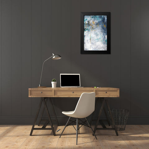 Angelas Room Black Modern Wood Framed Art Print by Villa, Mlli