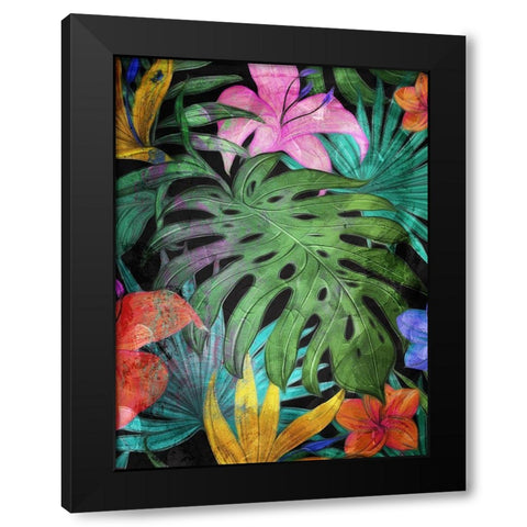 Color In The Forest Part 2 Black Modern Wood Framed Art Print with Double Matting by Villa, Mlli