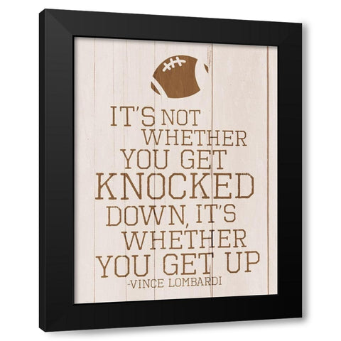 Knocked Black Modern Wood Framed Art Print by Villa, Mlli