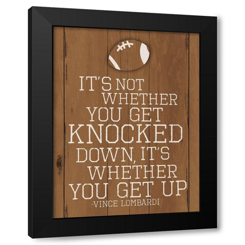 Knocked Two Black Modern Wood Framed Art Print by Villa, Mlli