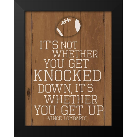 Knocked Two Black Modern Wood Framed Art Print by Villa, Mlli