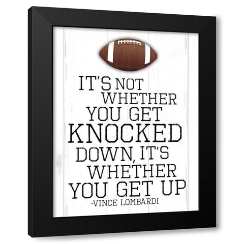 Knocked Three Black Modern Wood Framed Art Print by Villa, Mlli