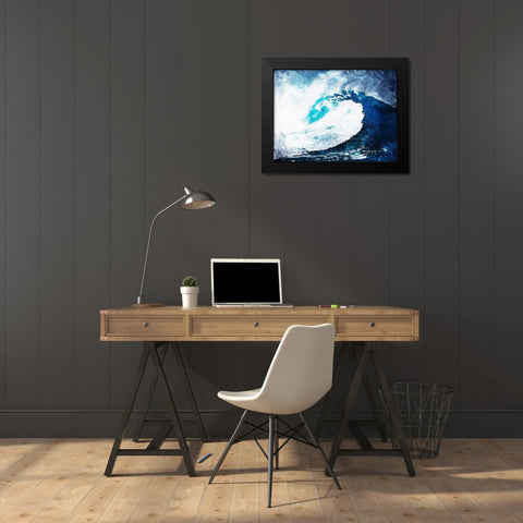 Look Close Black Modern Wood Framed Art Print by Villa, Mlli