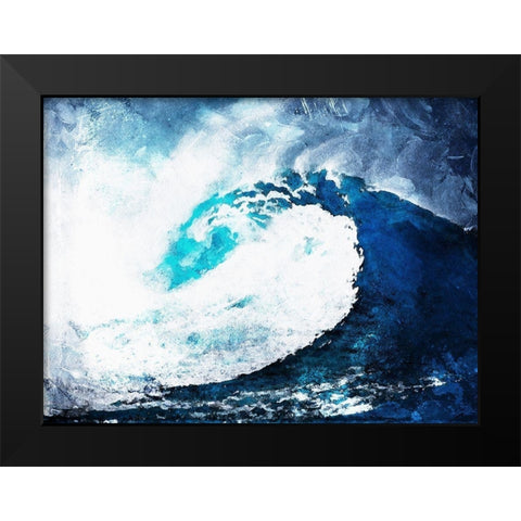 Look Close Black Modern Wood Framed Art Print by Villa, Mlli