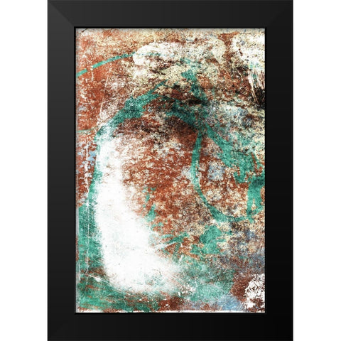 Rust Growth Black Modern Wood Framed Art Print by Villa, Mlli