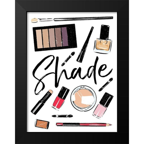 Shade Black Modern Wood Framed Art Print by Villa, Mlli