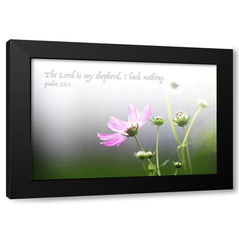 The Lord Black Modern Wood Framed Art Print with Double Matting by Villa, Mlli