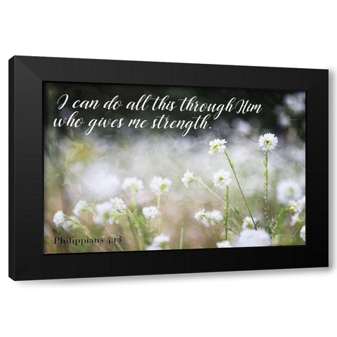 I Can Do Black Modern Wood Framed Art Print with Double Matting by Villa, Mlli