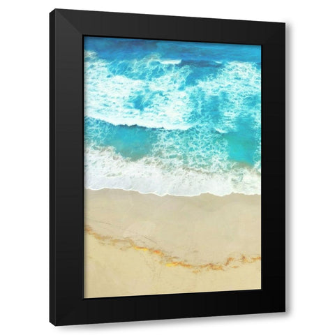 Take A Swim Black Modern Wood Framed Art Print by Villa, Mlli
