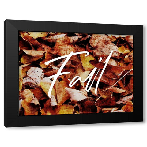 Fall Black Modern Wood Framed Art Print by Villa, Mlli