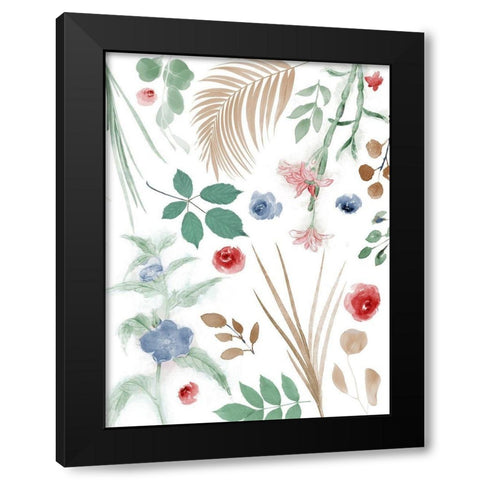 Assorted Arrangement Black Modern Wood Framed Art Print by Villa, Mlli