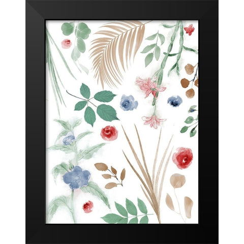 Assorted Arrangement Black Modern Wood Framed Art Print by Villa, Mlli