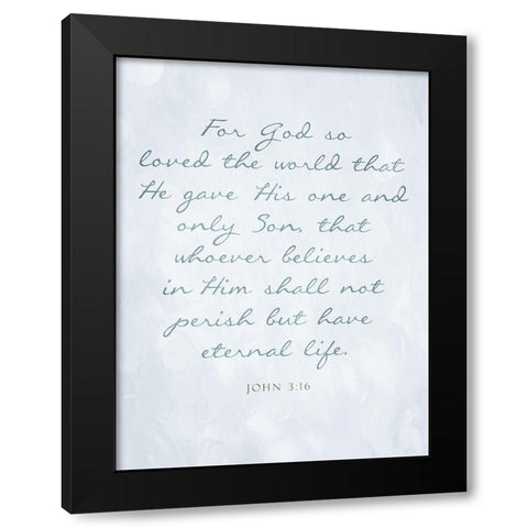 Eternal Life Black Modern Wood Framed Art Print by Villa, Mlli