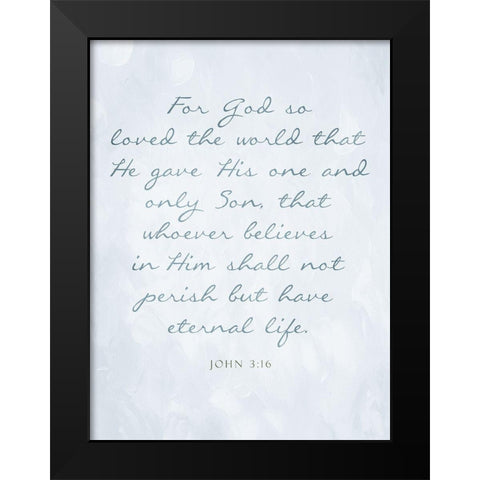 Eternal Life Black Modern Wood Framed Art Print by Villa, Mlli