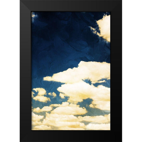 Rich Clouds Mate Black Modern Wood Framed Art Print by Villa, Mlli