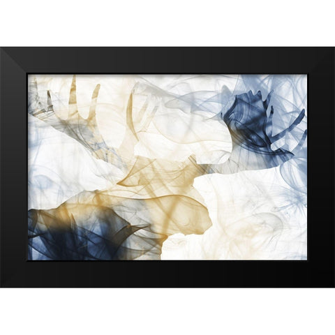 Moose Smoke Black Modern Wood Framed Art Print by Villa, Milli