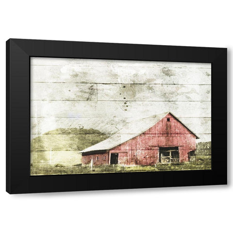 Classic Farm Mate Black Modern Wood Framed Art Print by Villa, Mlli