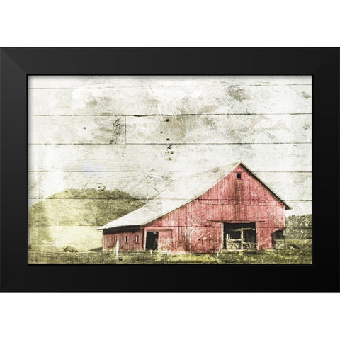 Classic Farm Mate Black Modern Wood Framed Art Print by Villa, Mlli