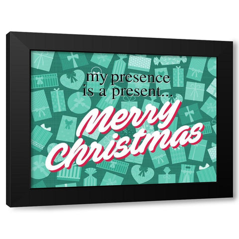 My Presence Black Modern Wood Framed Art Print by Villa, Milli