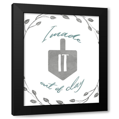 I Made It Black Modern Wood Framed Art Print with Double Matting by Villa, Milli