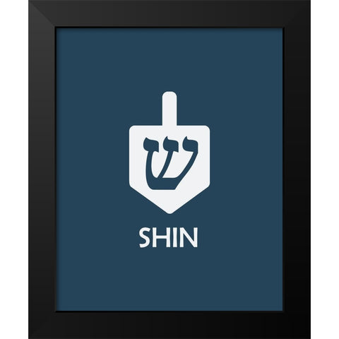 Shin Black Modern Wood Framed Art Print by Villa, Milli