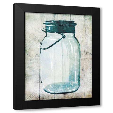 Empty Farm Jar 1 Black Modern Wood Framed Art Print with Double Matting by Villa, Milli