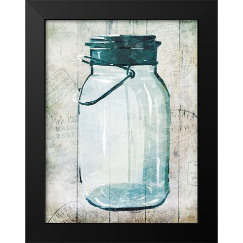 Empty Farm Jar 1 Black Modern Wood Framed Art Print by Villa, Milli