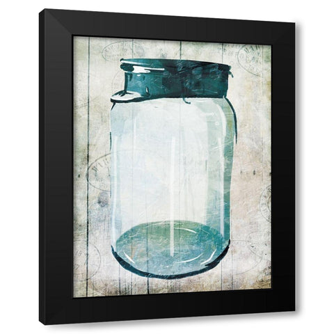 Empty Farm Jar 2 Black Modern Wood Framed Art Print by Villa, Milli