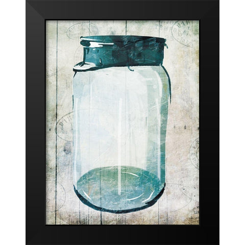 Empty Farm Jar 2 Black Modern Wood Framed Art Print by Villa, Milli