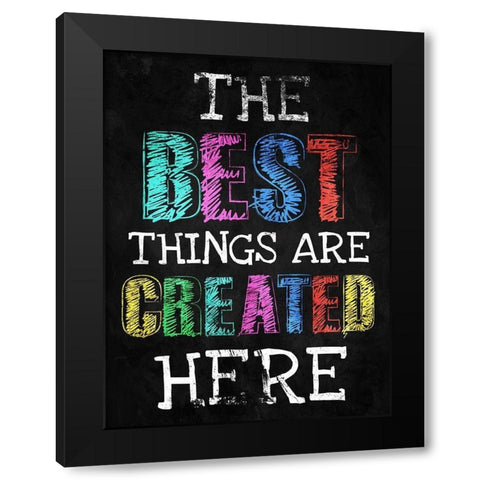 Best Created Black Modern Wood Framed Art Print by Villa, Milli