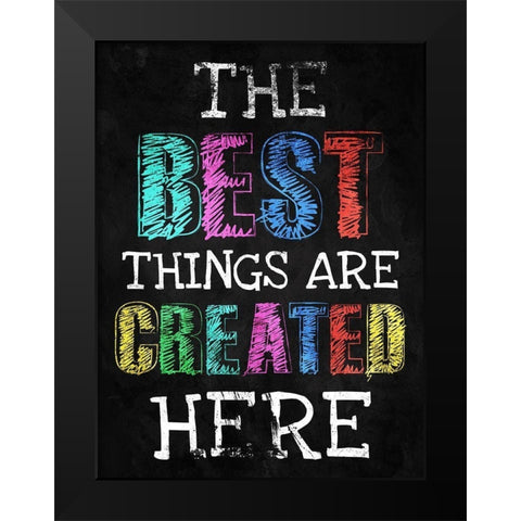 Best Created Black Modern Wood Framed Art Print by Villa, Milli